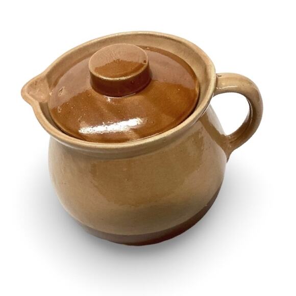 Watt Pottery Cabinart Bake Ware Pitcher with Lid c. 1940s USA - Picture 3 of 7